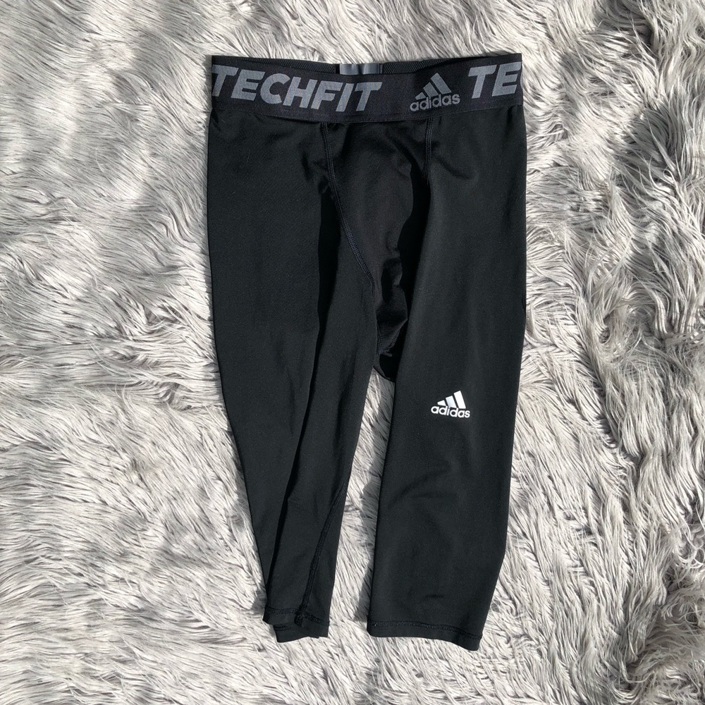Adidas Techfit Compression Training Cropped Black… - image 2
